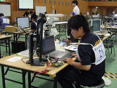 電子回路組立て競技