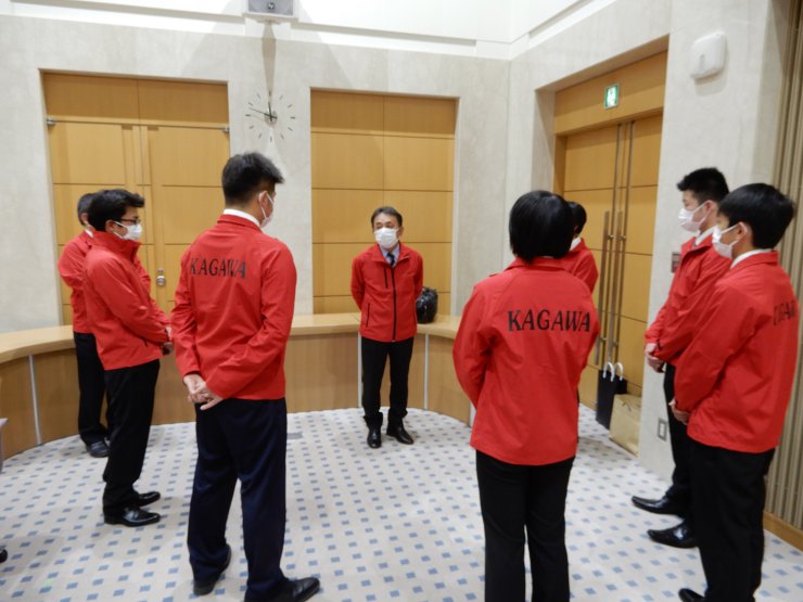 第59回技能五輪全国大会香川県選手団結団式が行われました。の画像