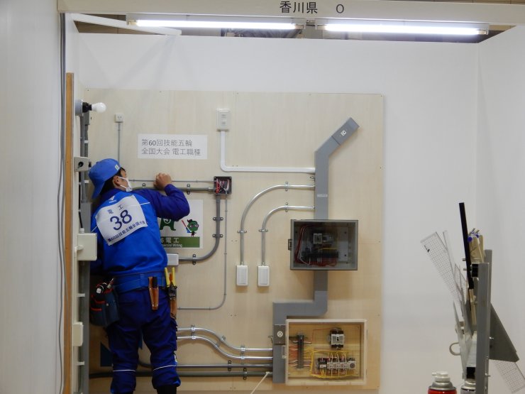 電工競技風景②