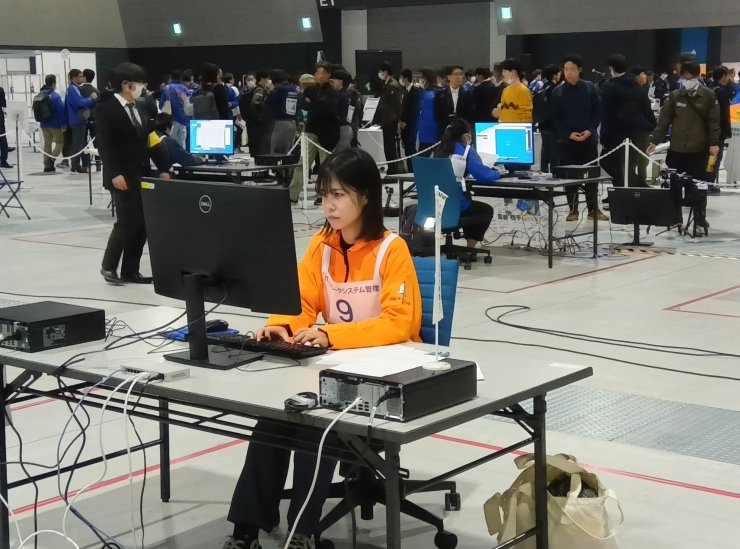 ITネットワークシステム管理競技風景
